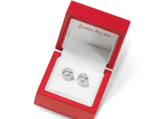 James Allen Halo Diamonds earring