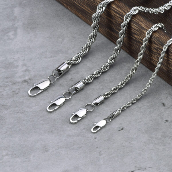 Twist Stainless Steel Chain