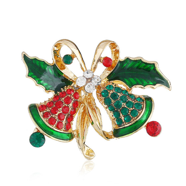 jingle bells christmas brooches